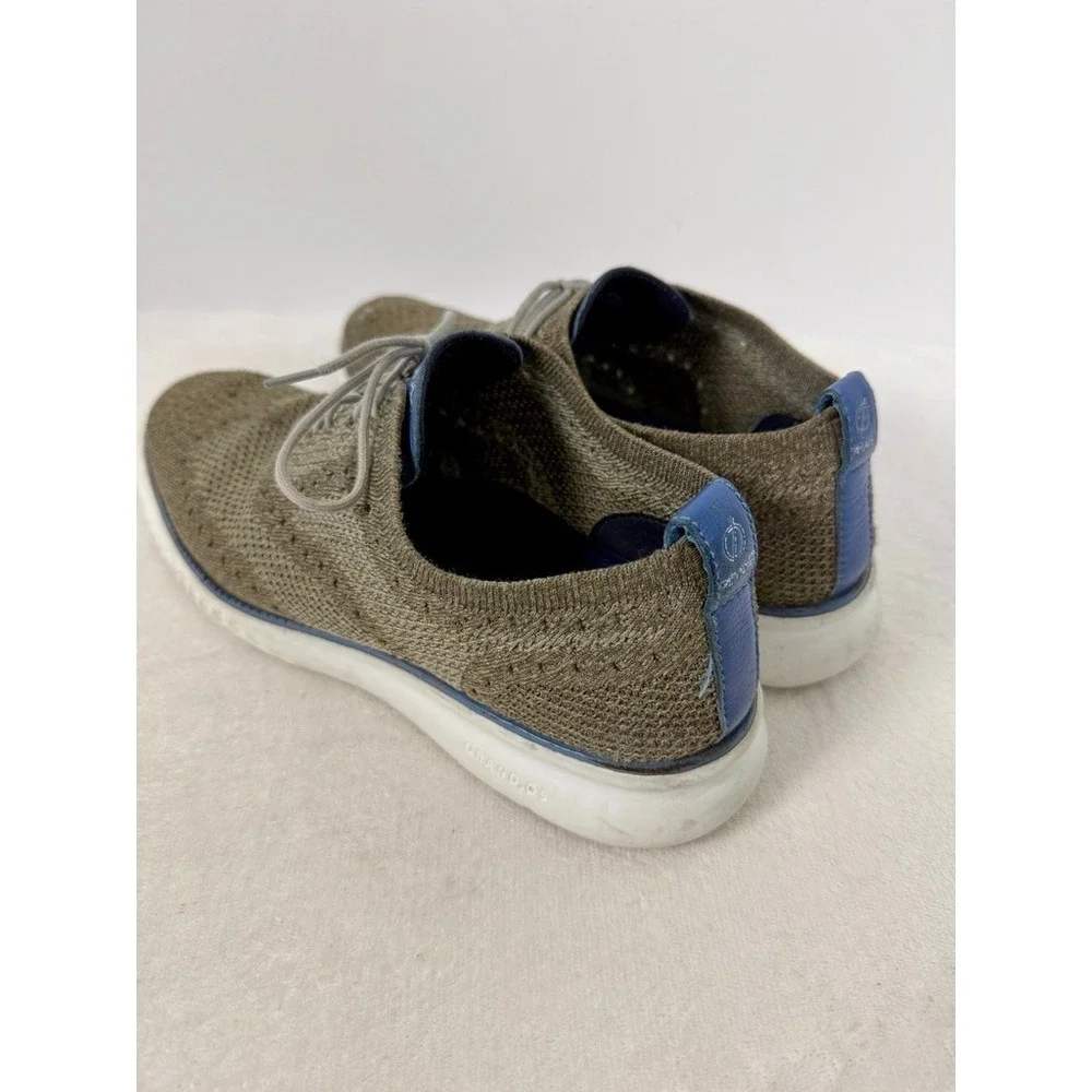 Cole Haan 2 ZERØGRAND Stitchlite Knit Sneakers Tan Gray Men's Size 10M